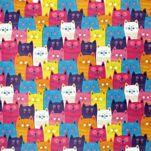 Papel Embrulho Gatos